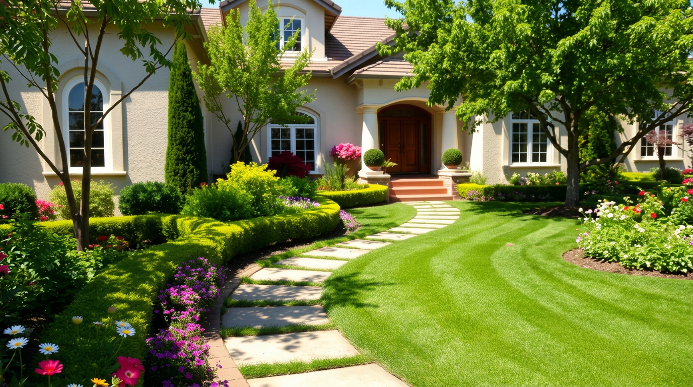 Mejora del paisaje residencial